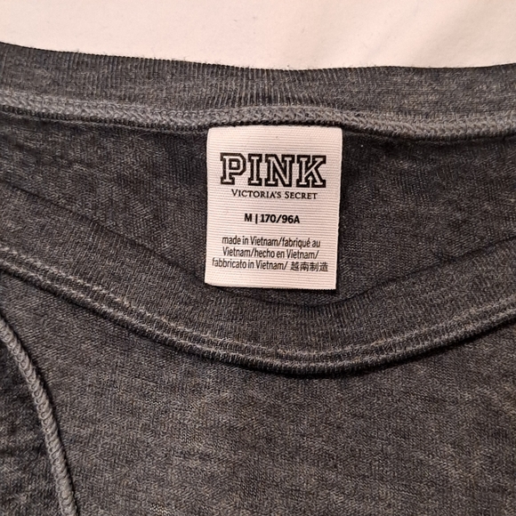 Bundle of 3 Pink Tops - Long Sleeve, Short Sleeve, Crop Tank - Preloved - Picture 3 of 12